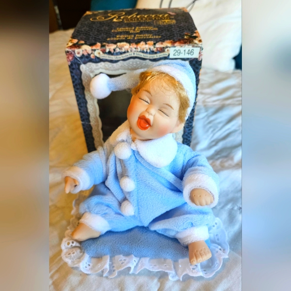 Rare Musical Porcelain Doll